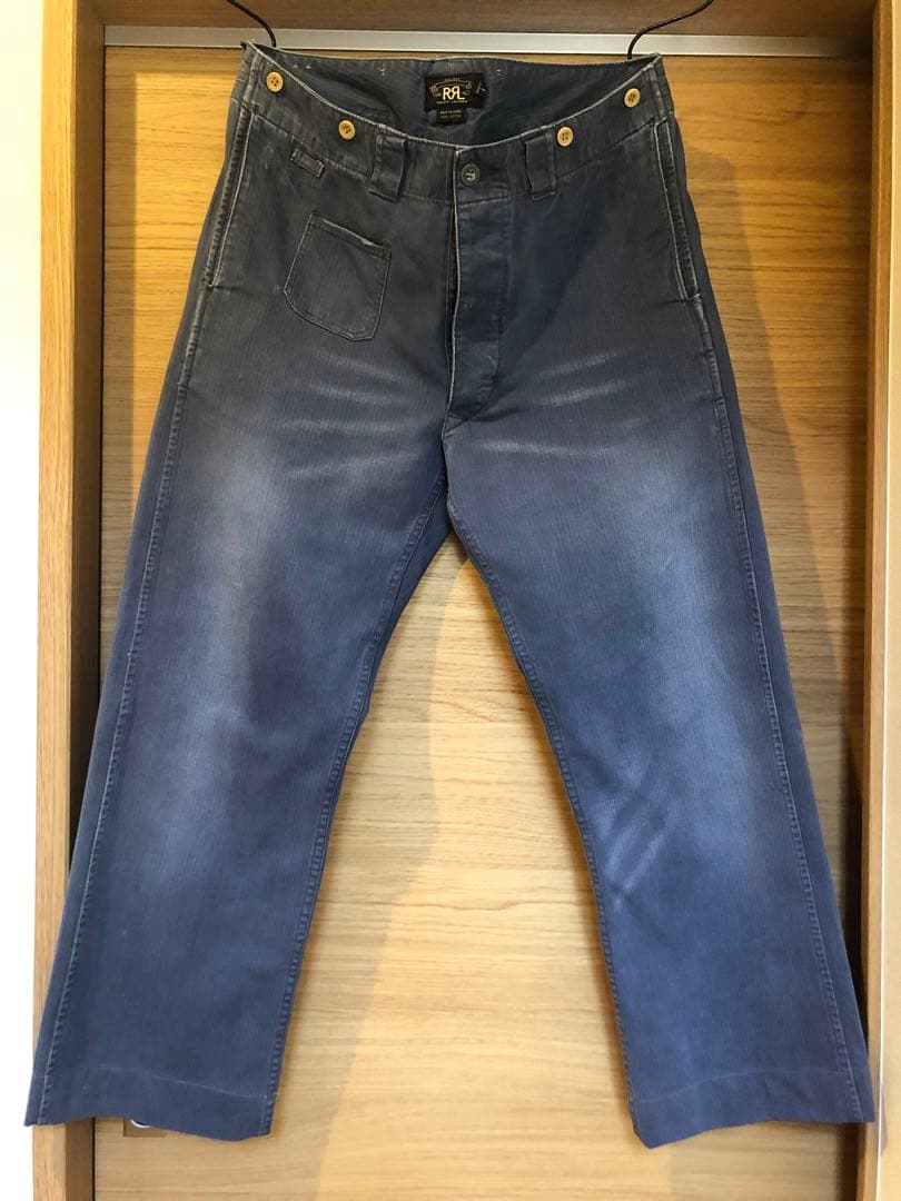 RRL 30〜40'sスタイル コットンチノクロストラウザーズ