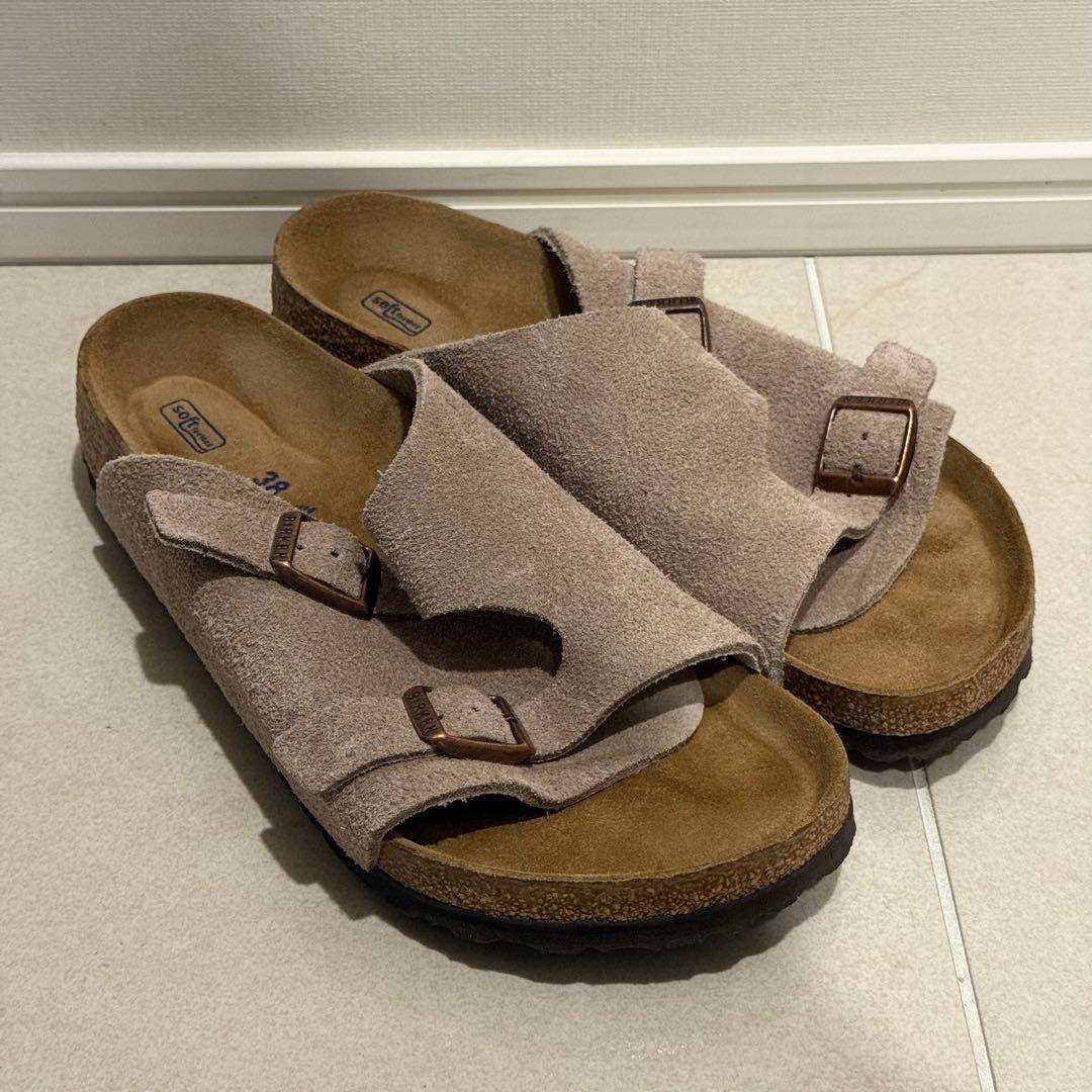 【値下美品箱有】ビルケンシュトックZURICH レギュラー幅38（24.5cm）