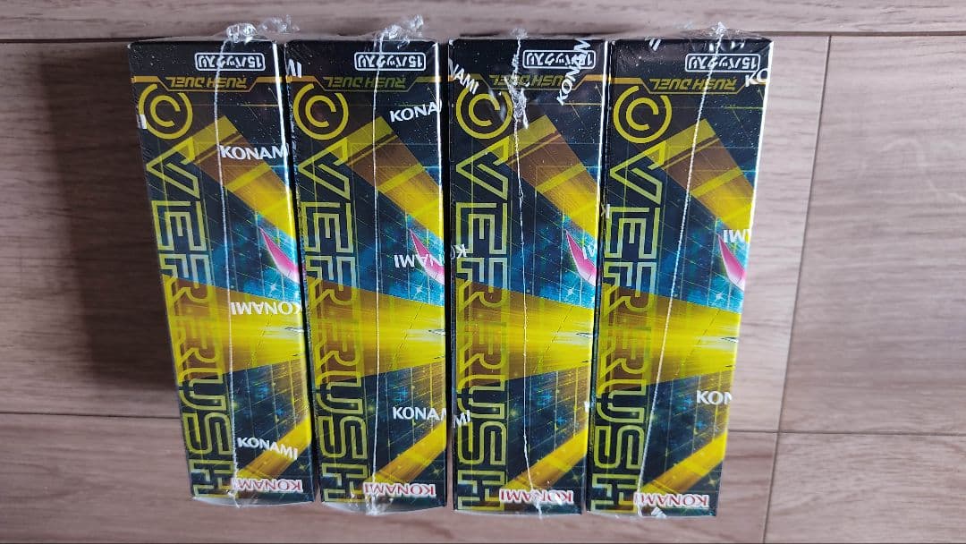 遊戯王　ラッシュデュエル　オーバーラッシュパック2　BOX　シュリンク付き　4