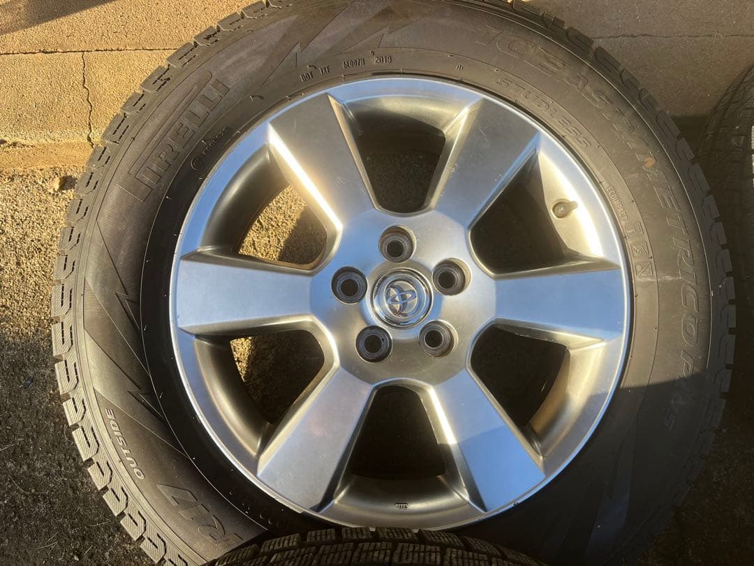 225/65R17 スタッドレス　トヨタ純正ホイール　ハリアー等に