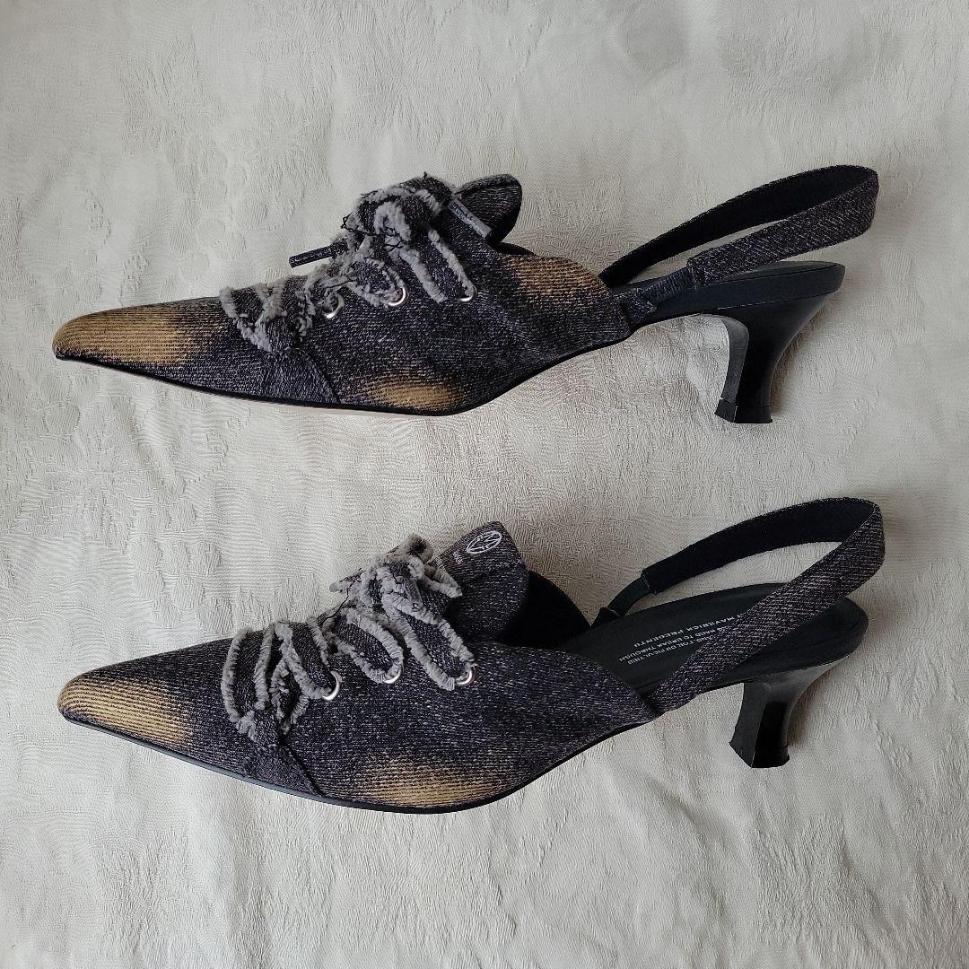 MAISON MAVERICK PRESENTS デニムミュールスニーカー