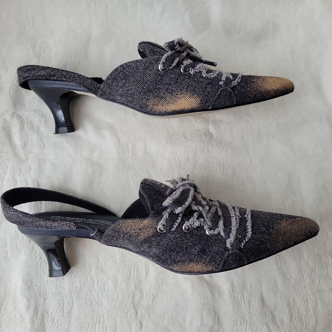 MAISON MAVERICK PRESENTS デニムミュールスニーカー