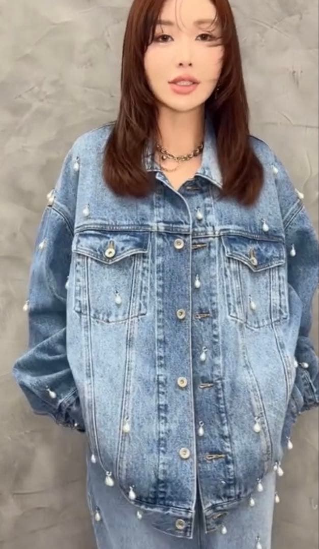 ジョゼムーンjosemoonパールデニムジャケット
