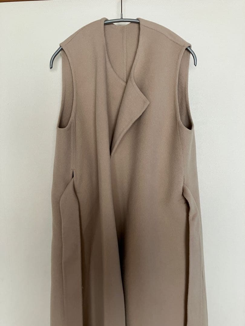 【新品】ドゥーズィエムクラス ウールアンゴラロングベスト