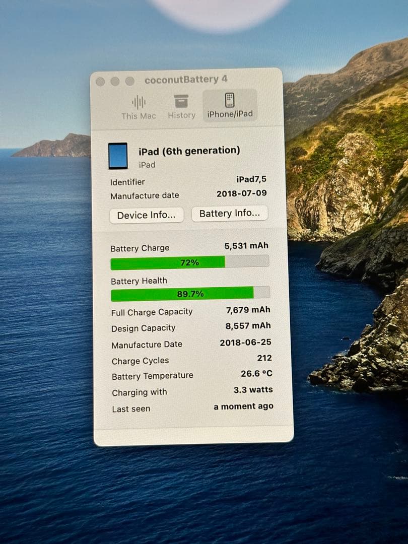 iPad第6世代32GB Apple Pencil セット　バッテリー89.7%