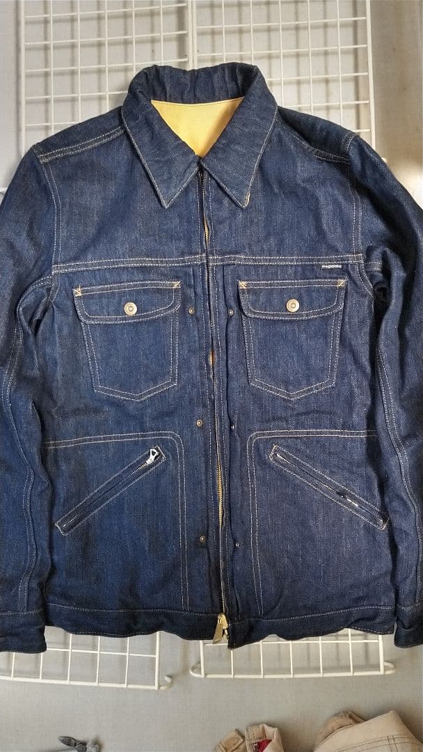 Lighting×KADOYA　リバーシブルライダースブルゾン