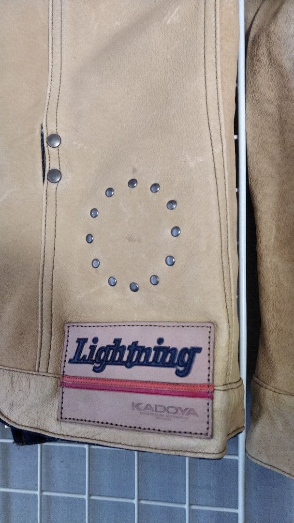 Lighting×KADOYA　リバーシブルライダースブルゾン