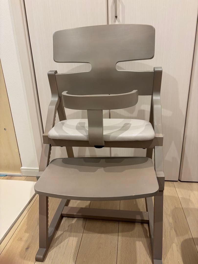 豊橋木工 アップライト チェア ベビーシート　ホールドクッション　ペブル　ピンク