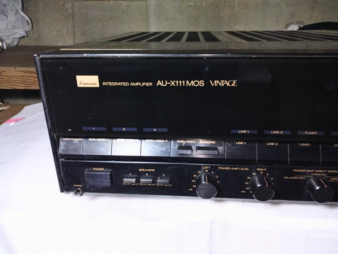 サンスイ　プリメインアンプ　AU-X111MOS VINTAGE