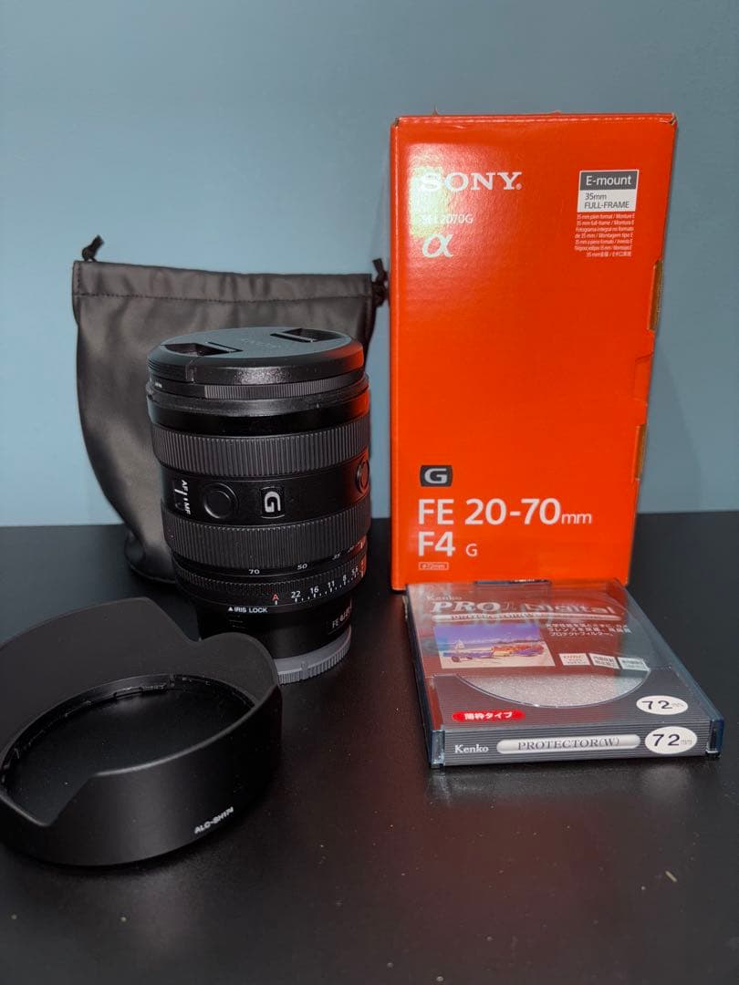 美品　SONY FE 20-70mm F4 G SEL2070G プロテクター付