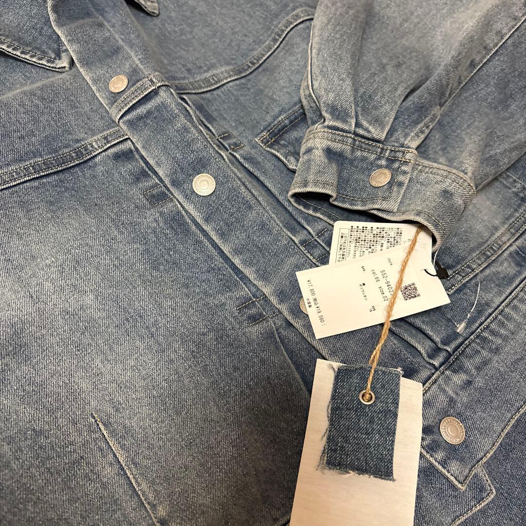 新品　Cynical シニカル　ライトブルー デニムジャケット Gジャン