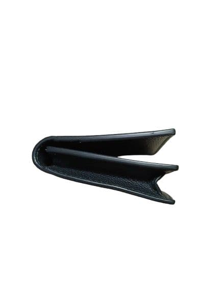 【新品未使用】ダンヒル 名刺入 シボ革 レザー 現行 証明書 箱付 ブラック