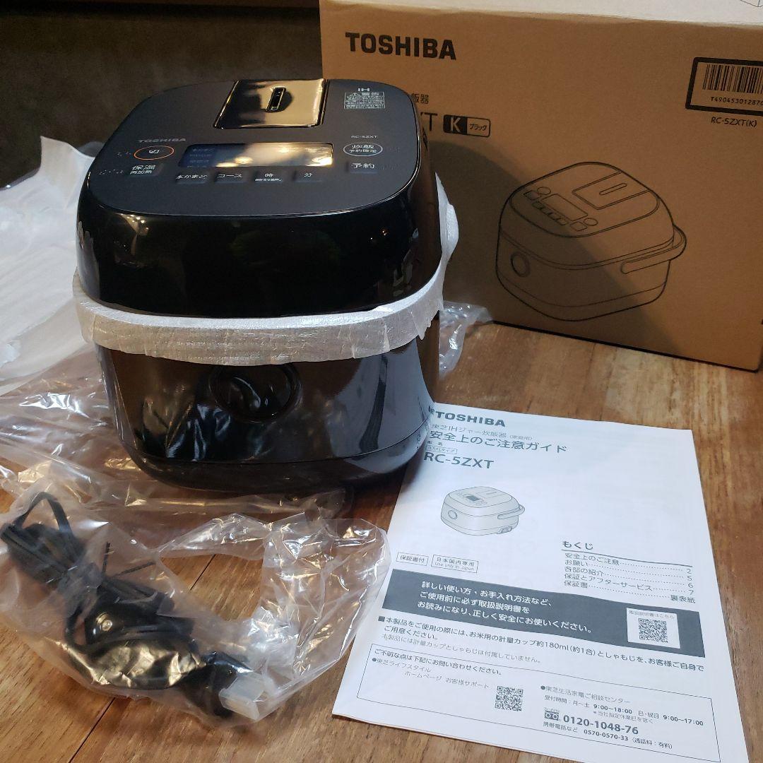 東芝 TOSHIBA 炊飯器 RC-5ZXT 3合 2025年11月購入