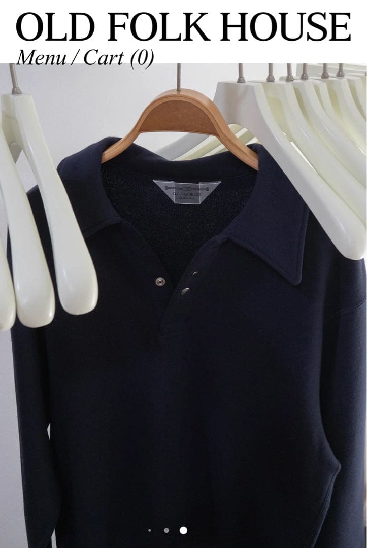 トップス Skipper Sweatshirt Navy oldfolkhouse