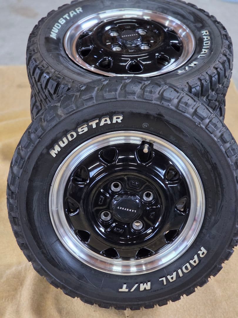 アゲアゲ軽自動車 タイヤ・ホイールセット 145/80R12LT足元決まります