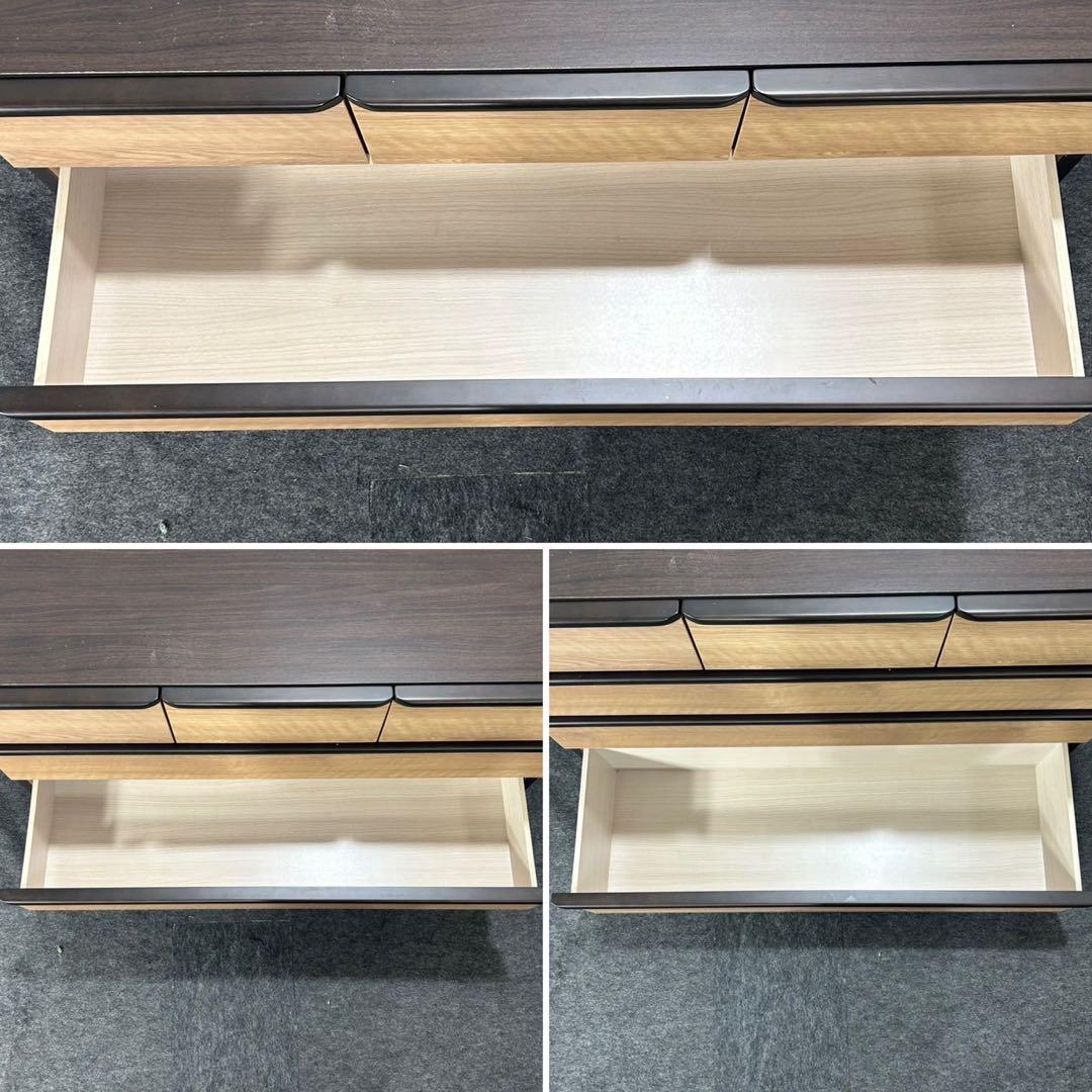 ニトリ ローチェスト ニーズ3 チェスト 4段 タンス ブラウン d4546