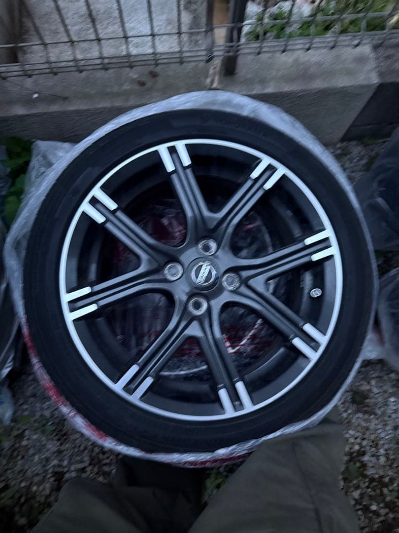 夏*雨様 マーチニスモ　純正ホイール