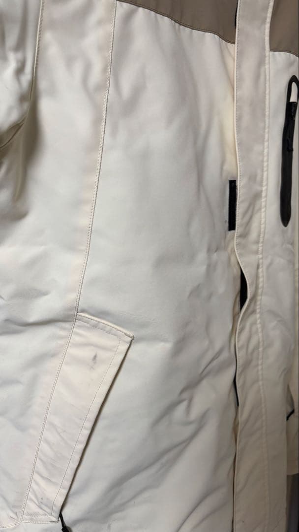 スノーボードウェア 女性用 ホワイト/ベージュ