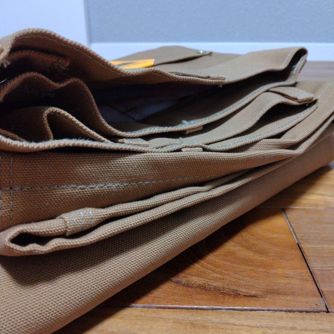 ★米国製本物W36*L30ノンウォッシュCARHARTTダブルニーB01ブラウン