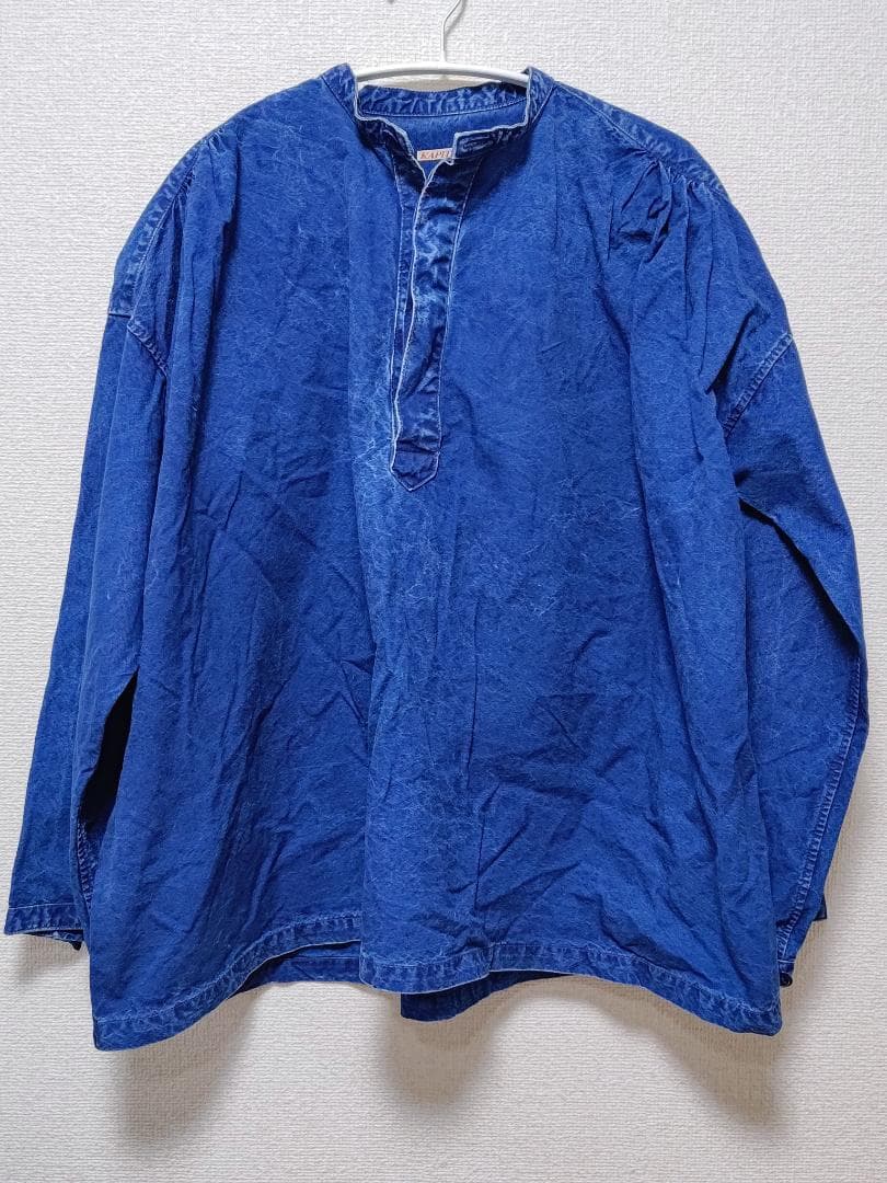 KAPITAL（キャピタル） 長袖プルオーバーシャツ　藍染