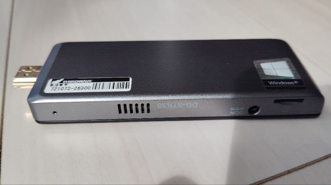 スティック型パソコン Windows 10　DG-STK5S　コンパクト