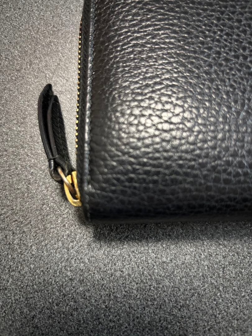 Gucci ブラックレザー 長財布　正規品