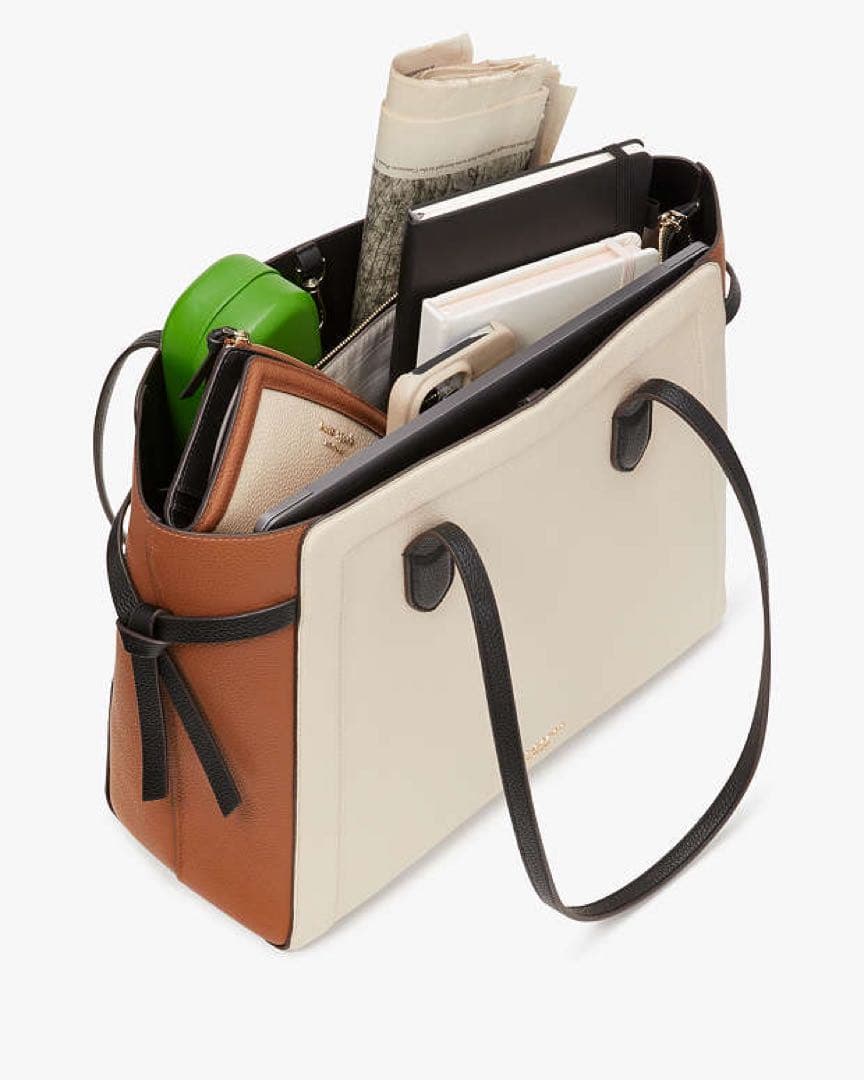 【美品】kate spade ケイトスペード トートバッグ A4大容量 ビジネス