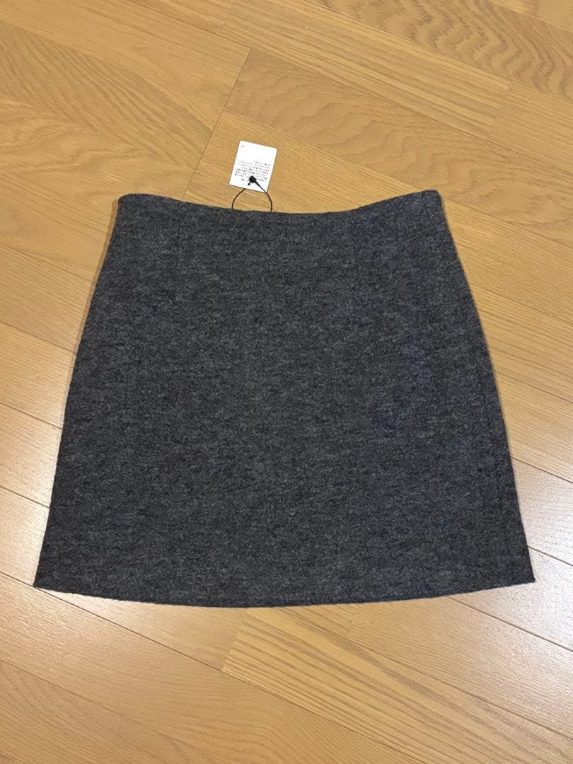 未使用 RHC ミニスカート ウール グレー XS ロンハーマン