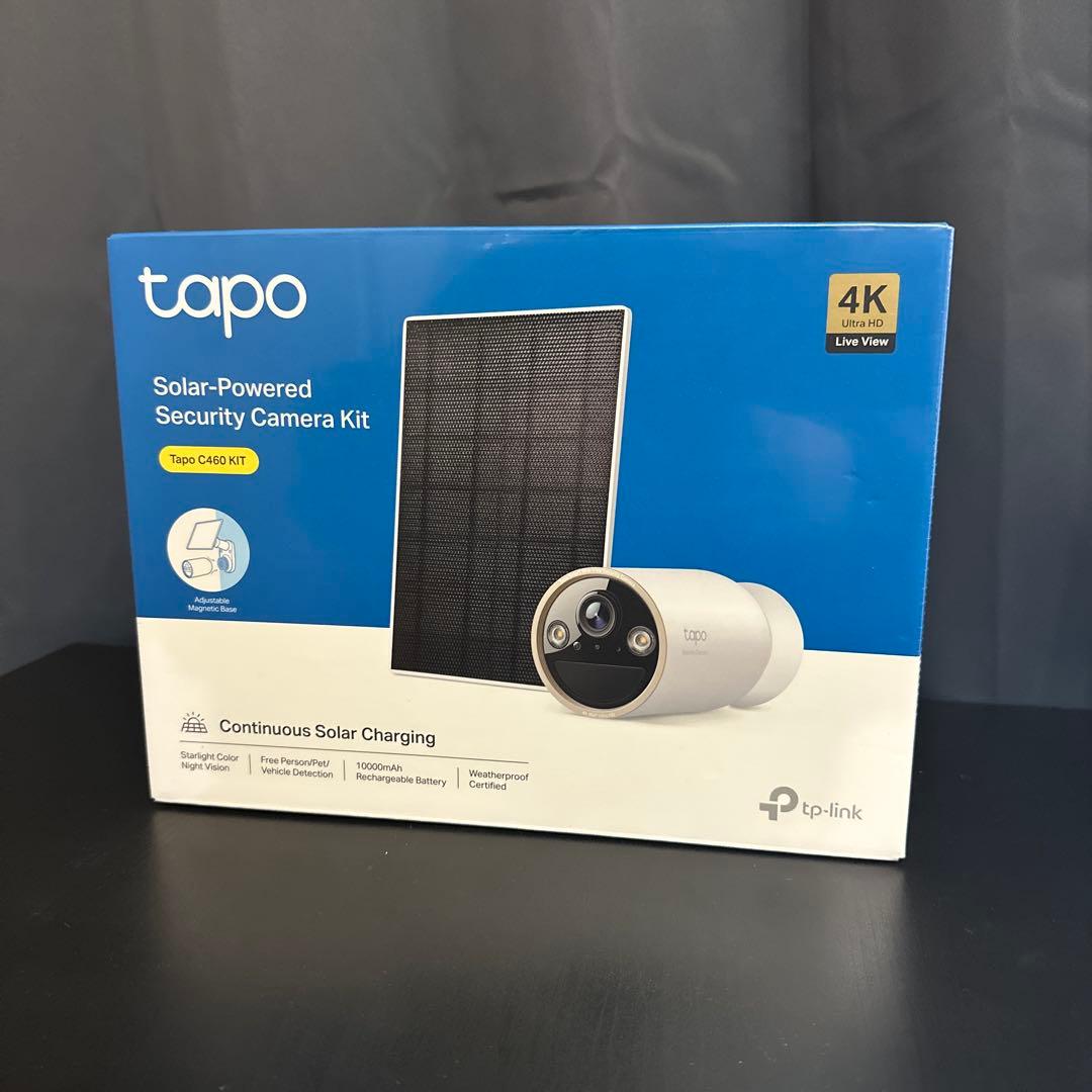 ティーピーリング　ソーラー　防犯・みまもりカメラ　tapo C460 KIT