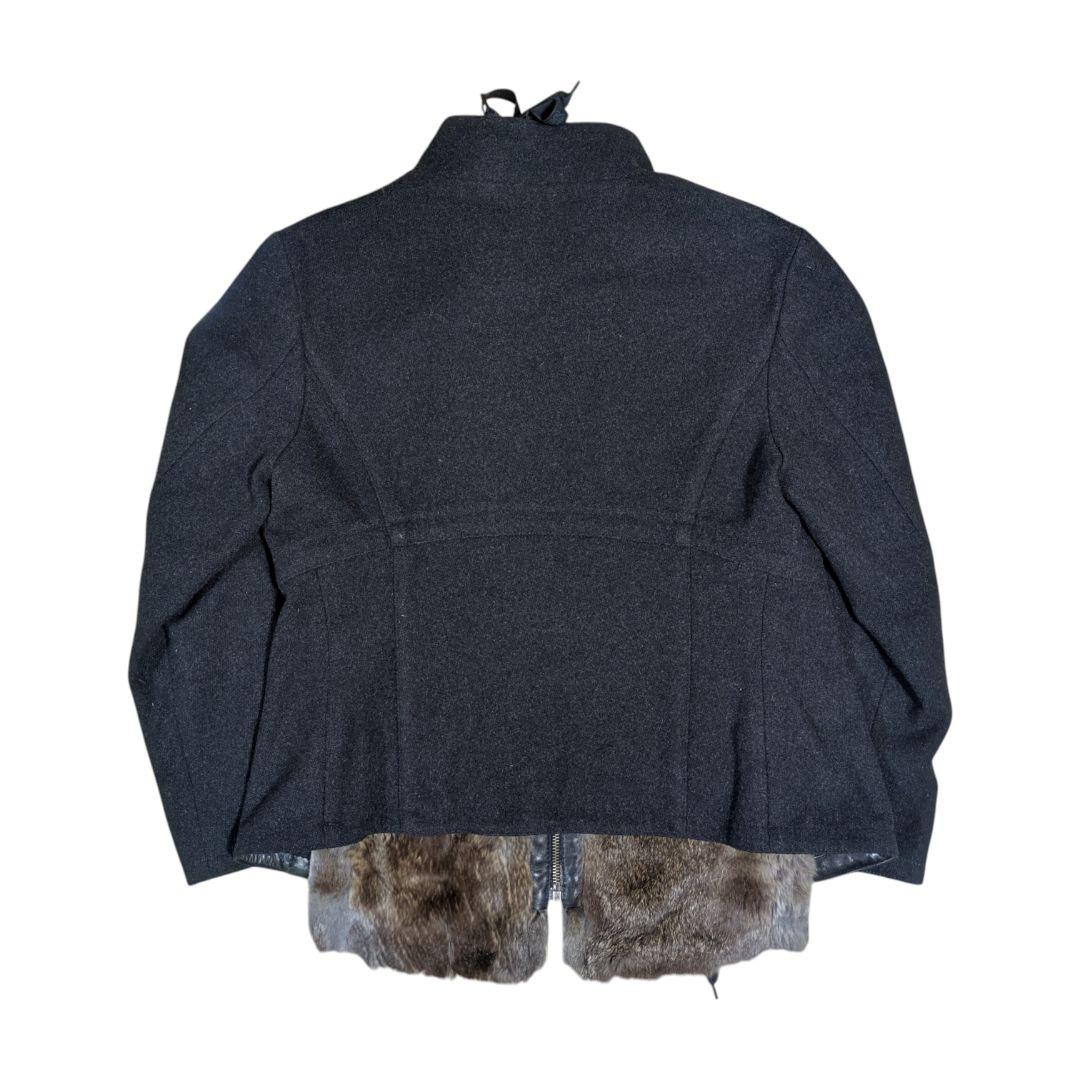 DIRK BIKKEMBERGS 00s ウールジャケット レザーベスト ファー