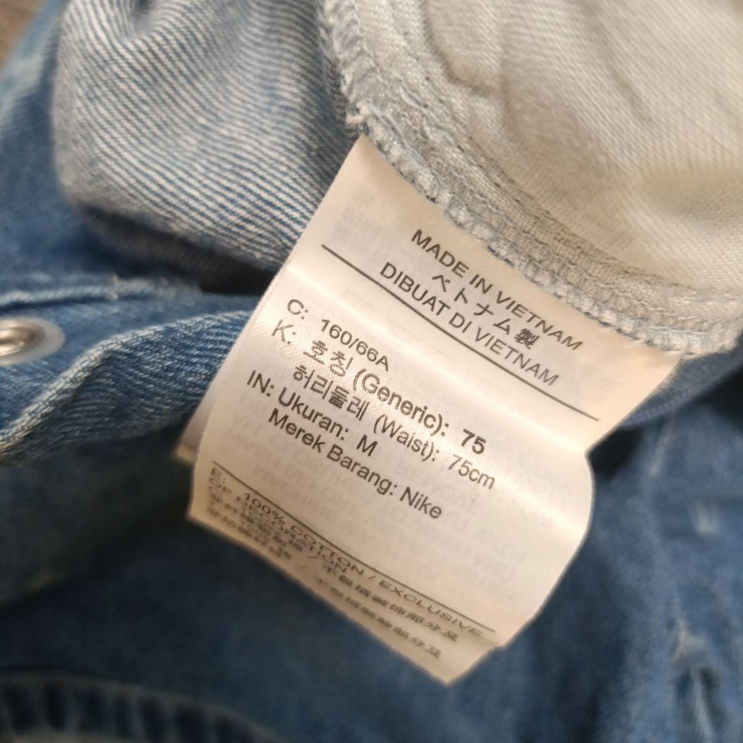 美品 ナイキ ジョーダン ショートパンツ デニム プリント レディース M