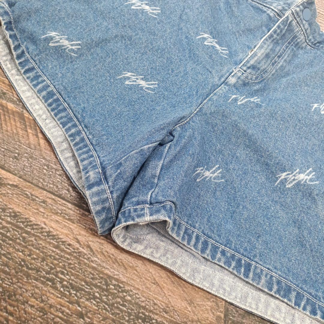 美品 ナイキ ジョーダン ショートパンツ デニム プリント レディース M