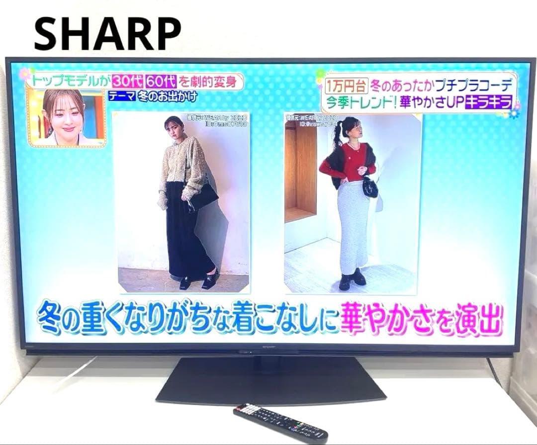 SHARP シャープ 55型 液晶テレビ 4T-C55DN1 2022年製