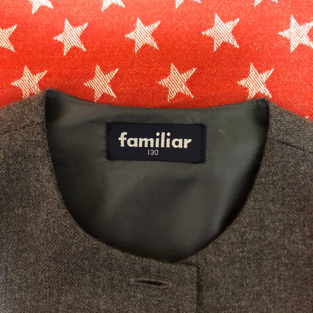 familiar ボレロワンピース