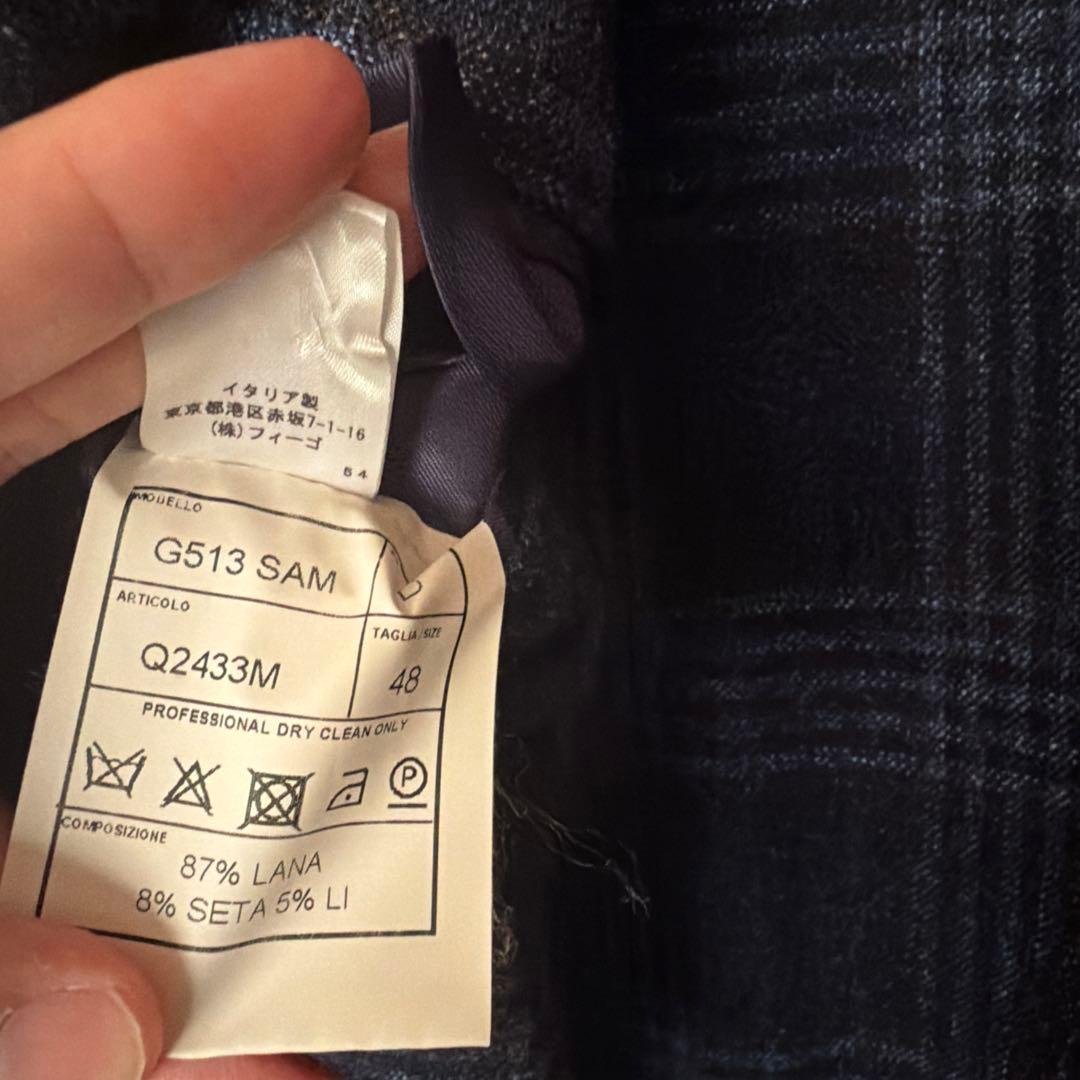 値下！ISETAN購入　SANTANIELLOイタリア製ジャケット　48