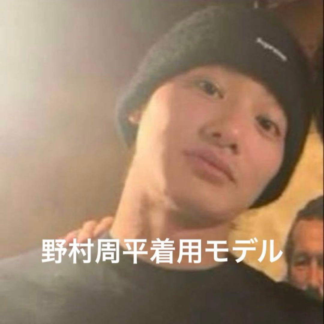 Supreme ニット帽　ビーニー　モヘア　mohair ブラック　黒　野村周平