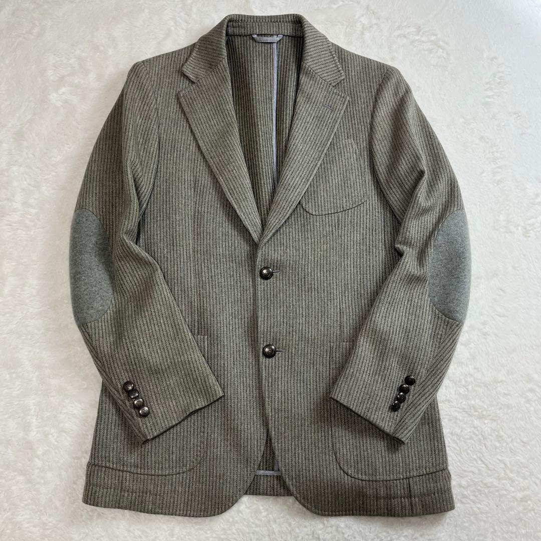 Ermenegildo Zegna ジャケット ゼニア　エルボーパッチ　カシミア