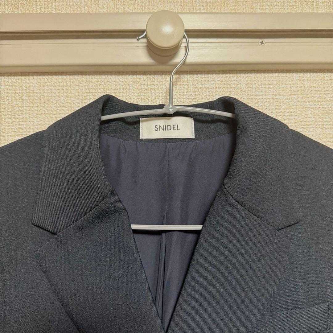 新品SNIDEL メタルボタンテーラードジャケット ネイビー