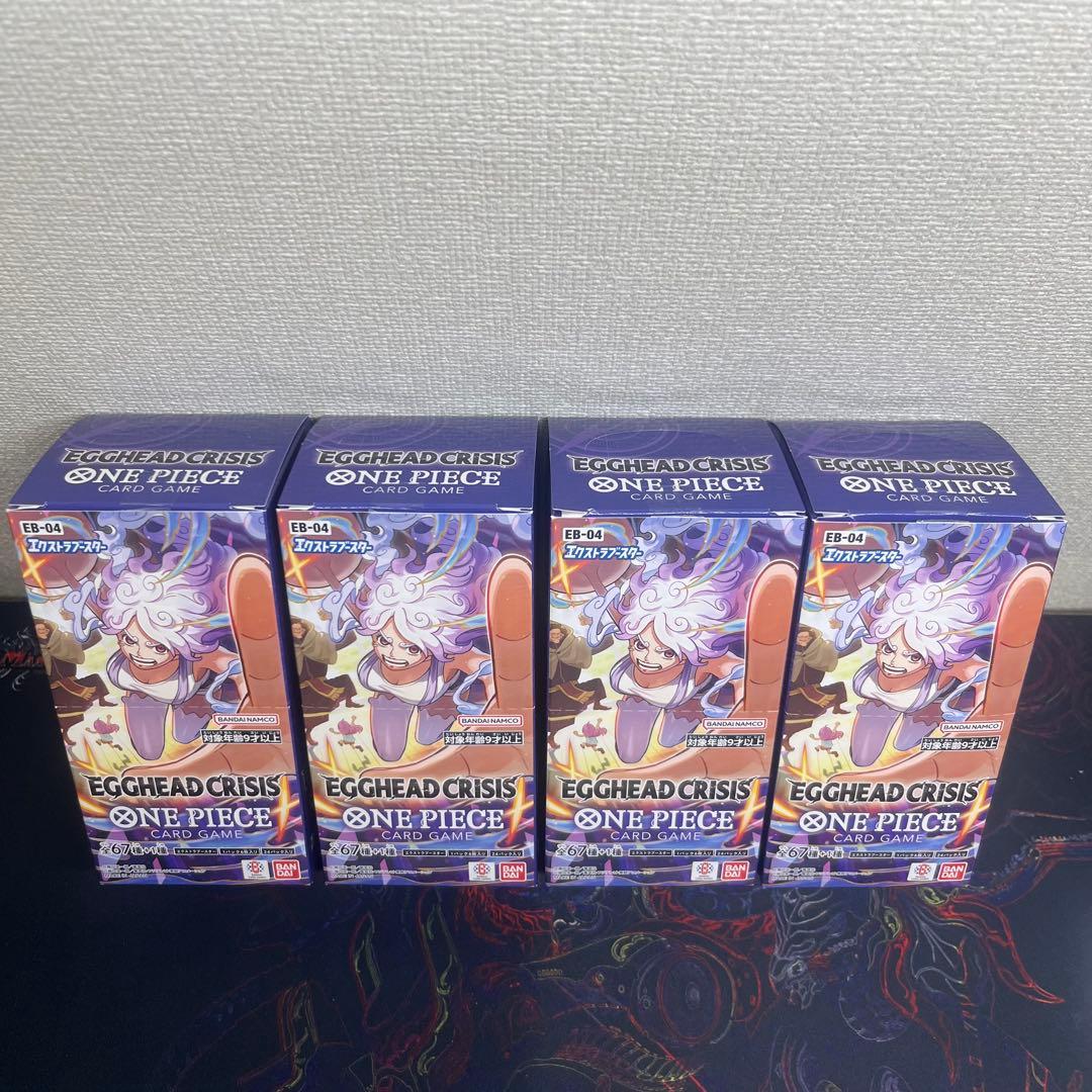 新品未開封 エッグヘッドクライシス テープカット済み　4BOX