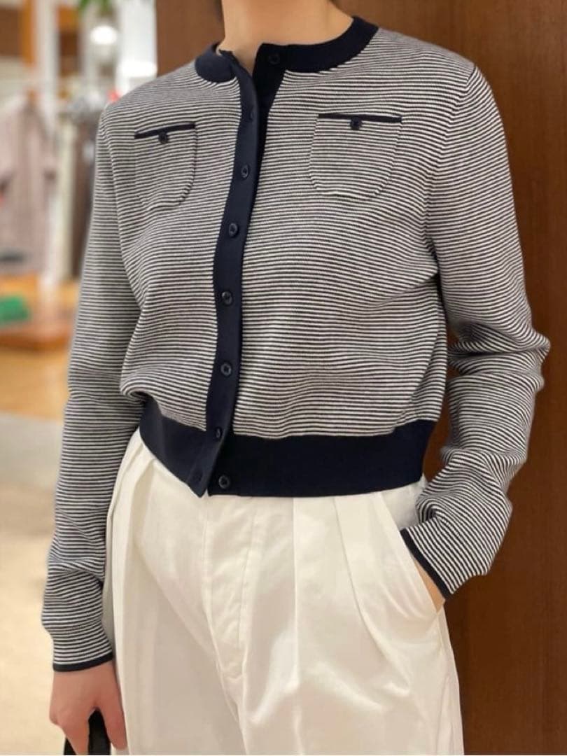 CABaN キャバン　ストライプ カーディガン　美品