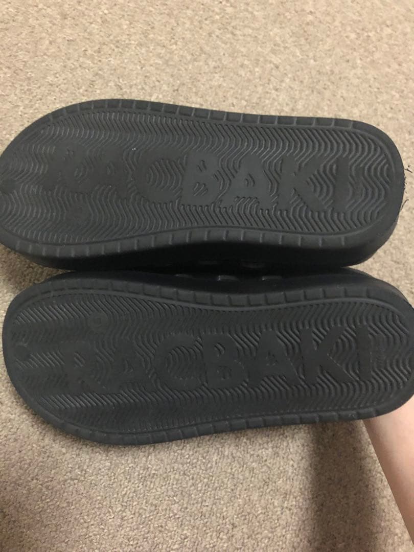 Racbaki イージーサボ ブラック Sサイズ