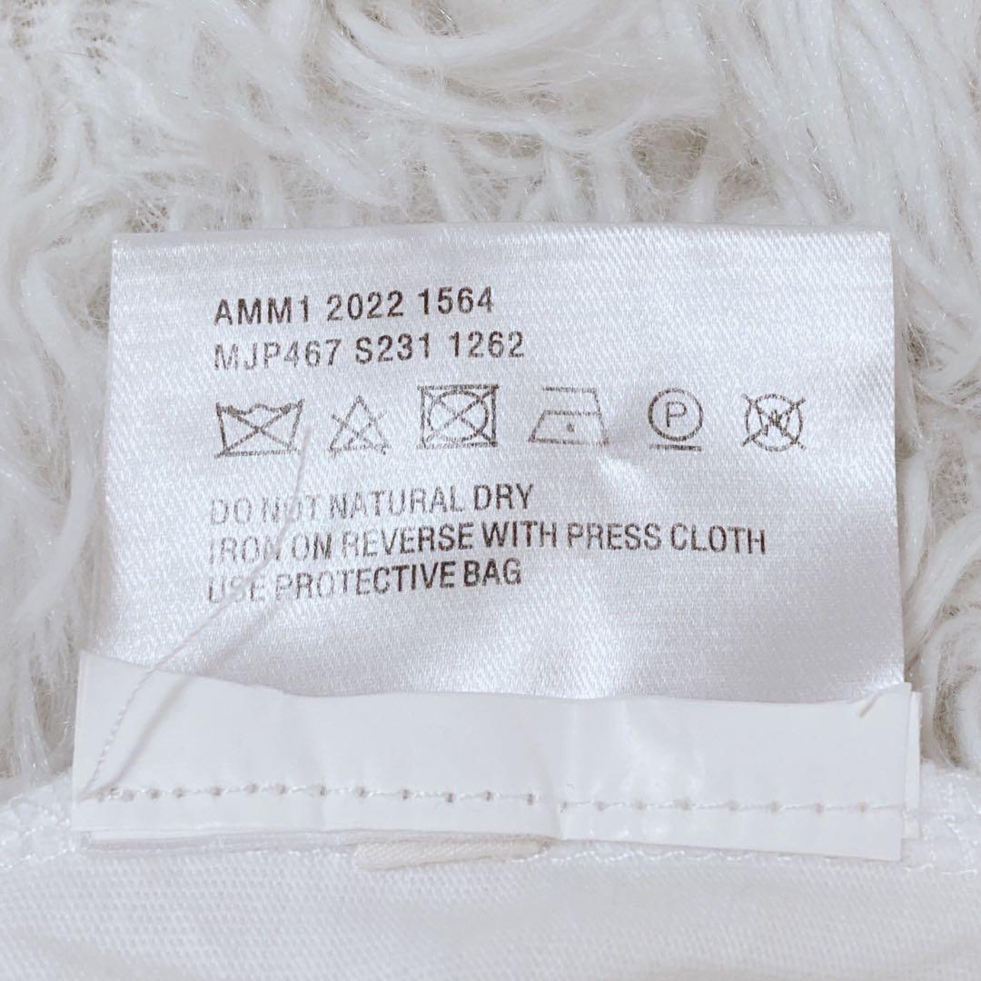 ミュウミュウ　半袖Tシャツ　トップス　カットソー　ロゴ　イタリア製　ハート　S