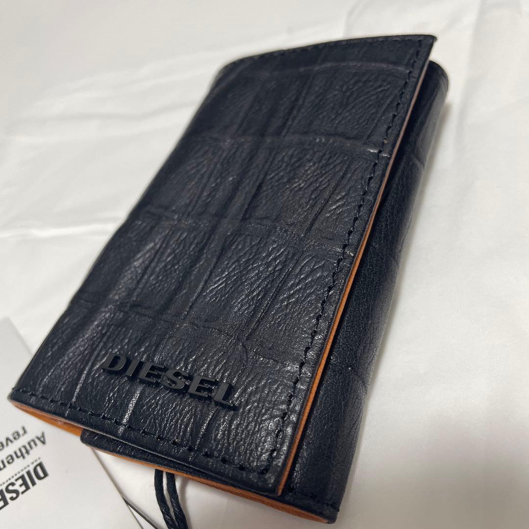 【新品/未使用/タグ付】DIESEL ディーゼル　レザー キーケースリング