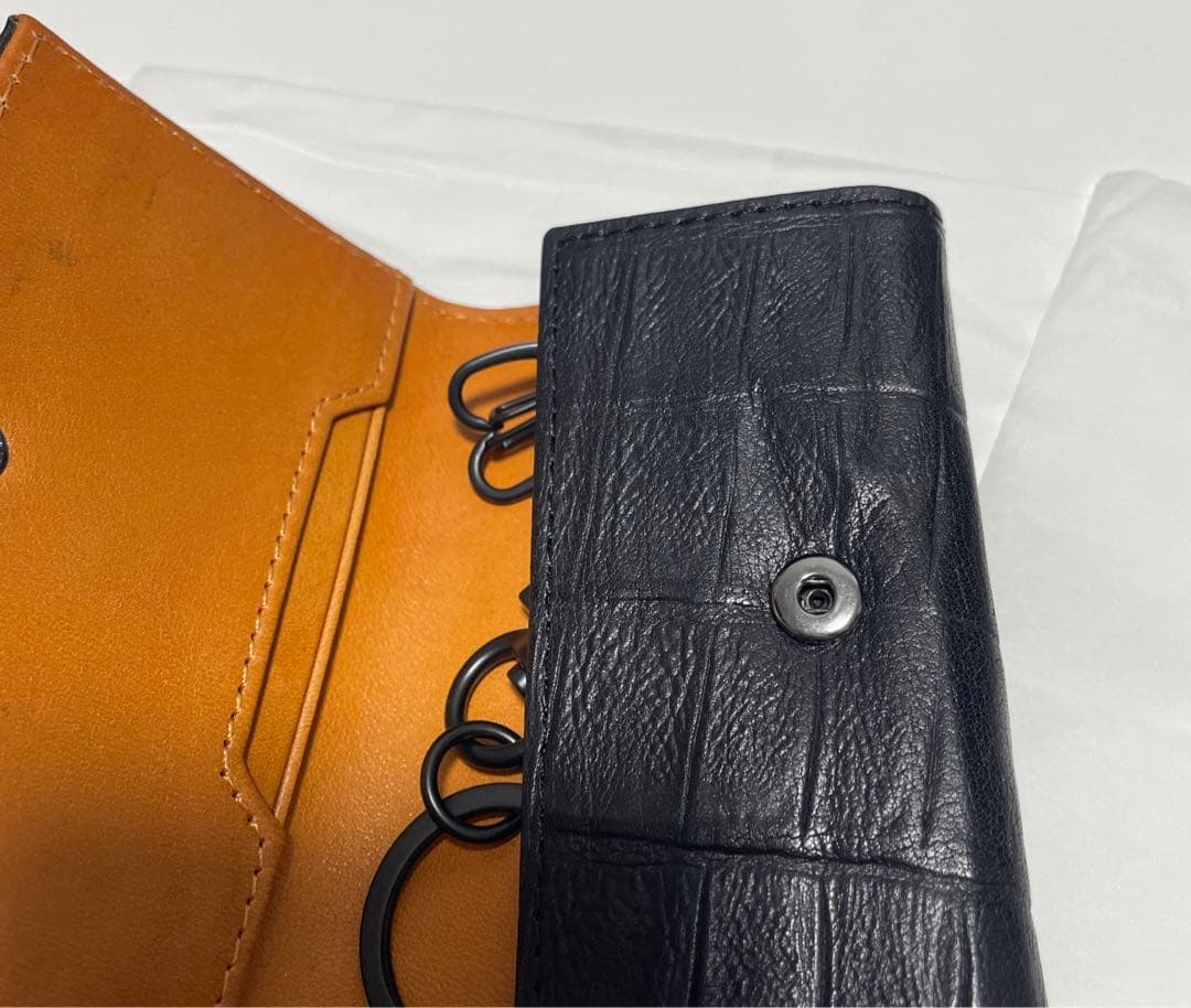 【新品/未使用/タグ付】DIESEL ディーゼル　レザー キーケースリング