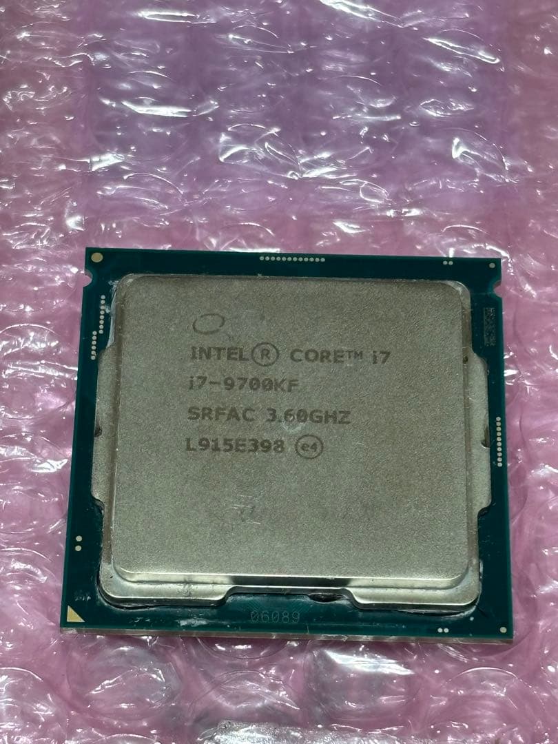 CPU Intel Core i7-9700KF CPU 3.60GHz