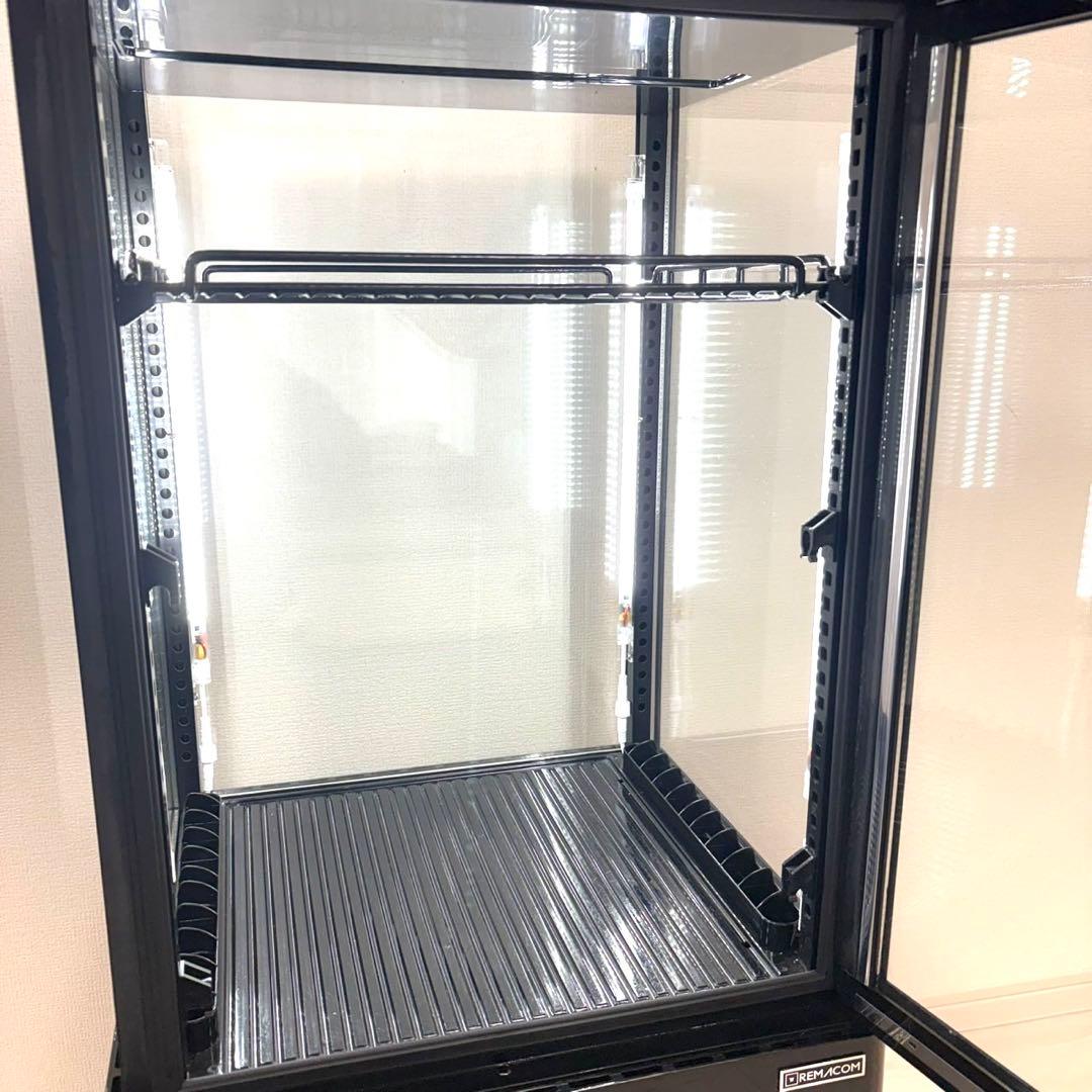 レマコム R4G-74SLB 4面ガラス 冷蔵 ショーケース
