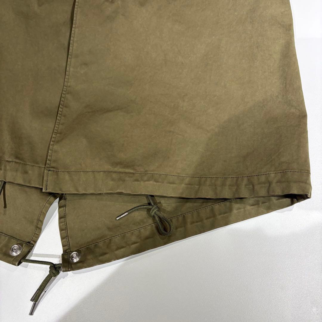 Ten c Parkaモッズコート インナーダウン、ウールフード付き　サイズ48