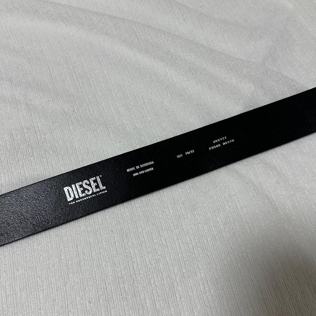 DIESEL レザーベルト　ブラック　80/32
