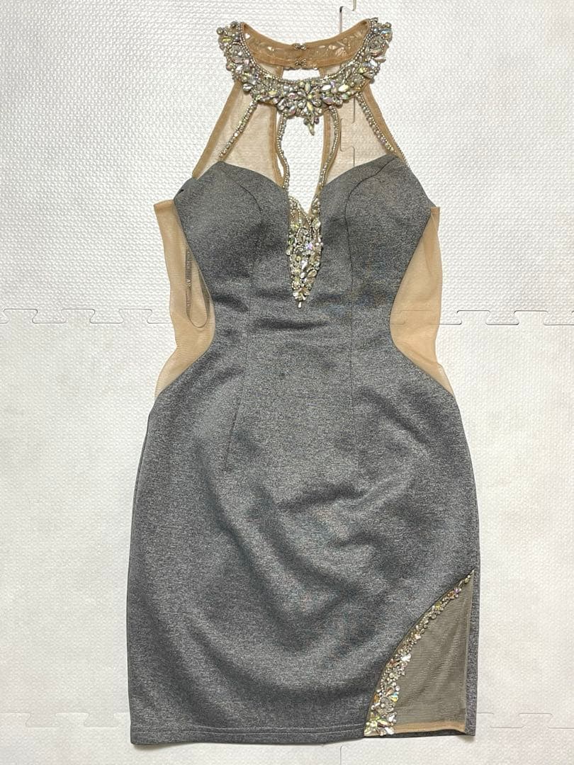 AngelR エンジェルアール キャバクラ ドレス ビジュー ホルターネック