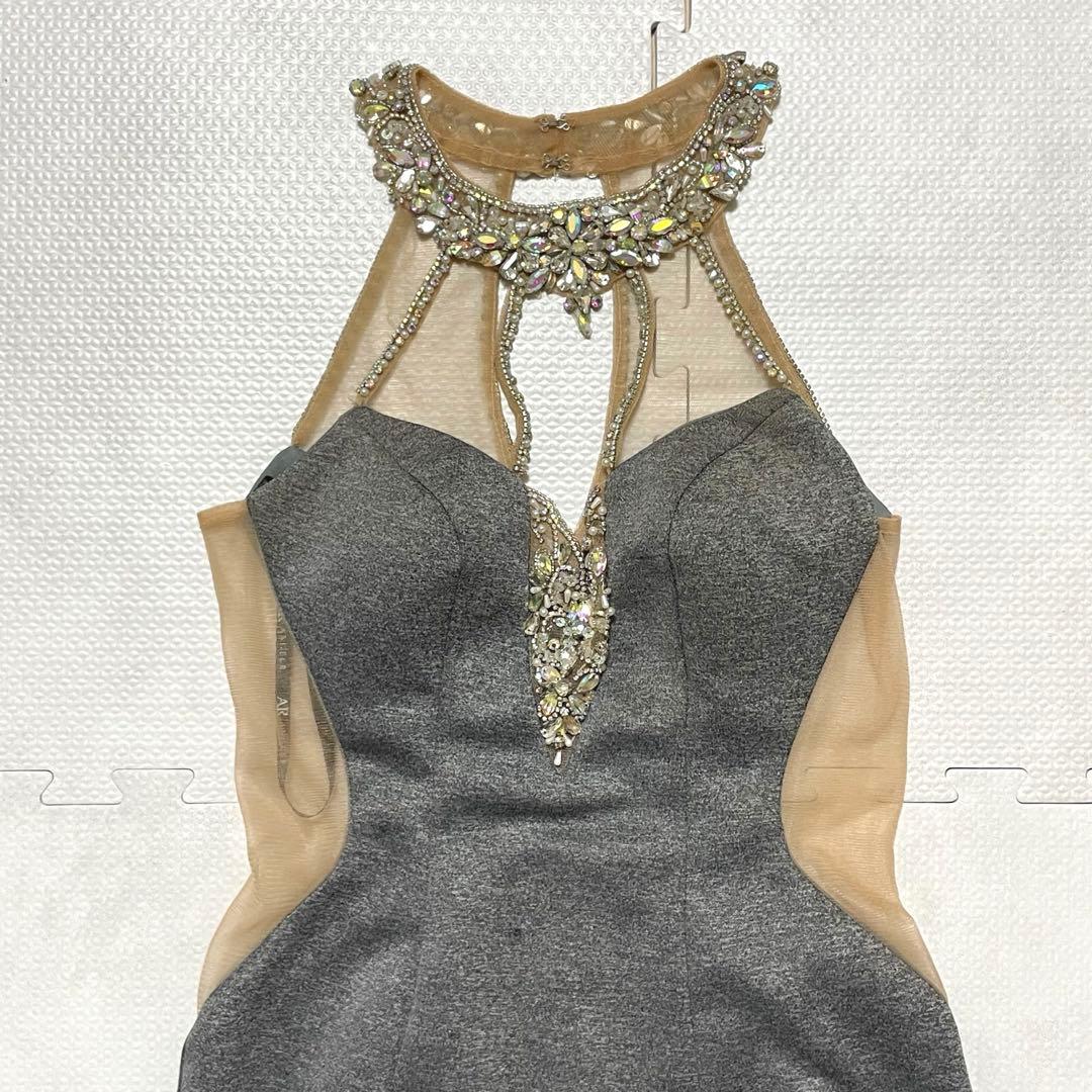 AngelR エンジェルアール キャバクラ ドレス ビジュー ホルターネック